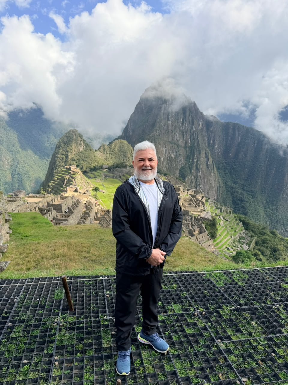 Ricardo Marques em Machu Picchu, Peru